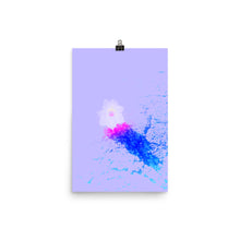 Load image into Gallery viewer, Modern Geiger Flower in Negative Poster