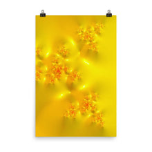 Load image into Gallery viewer, Chrysanthemums In Gold Media Poster
