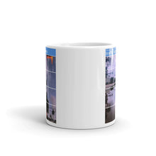 Load image into Gallery viewer, A mug with recaptcha image and direction to select squares with-traffic-lights - photographed and designed by Nate DeWaele - 11oz center view of product