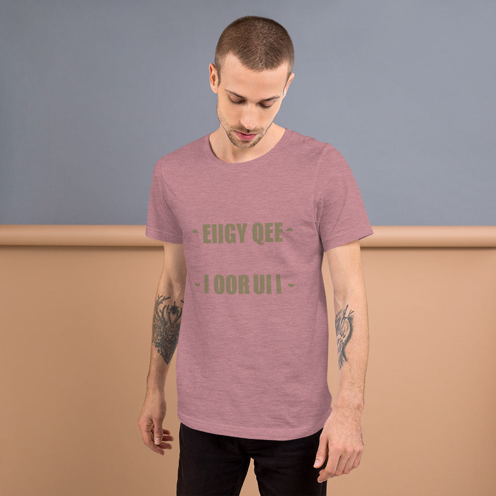 Secret Message || Mauve Heather || Short-Sleeve Unisex T-Shirt